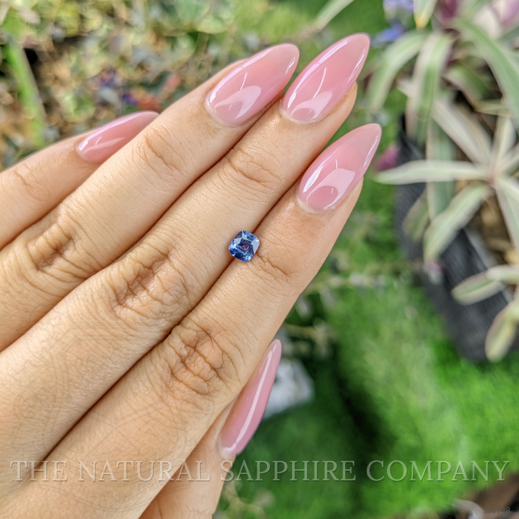0.51 Ct. Blue Sapphire from Ceylon (Sri Lanka)