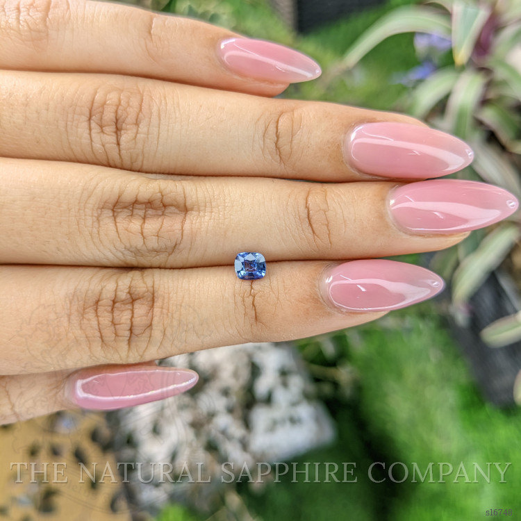 0.51 Ct. Blue Sapphire from Ceylon (Sri Lanka)