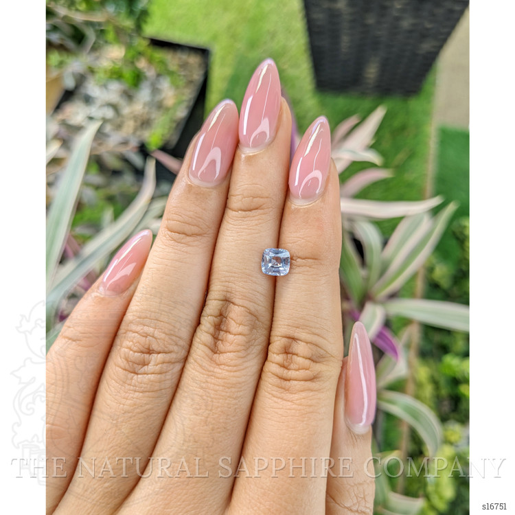 0.93 Ct. Blue Sapphire from Ceylon (Sri Lanka)