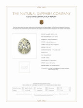 0.87 Ct. Yellow Sapphire from Ceylon (Sri Lanka) Scan Report