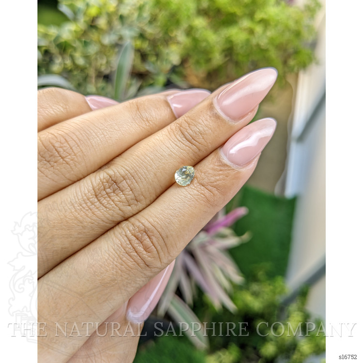 0.87 Ct. Yellow Sapphire from Ceylon (Sri Lanka)