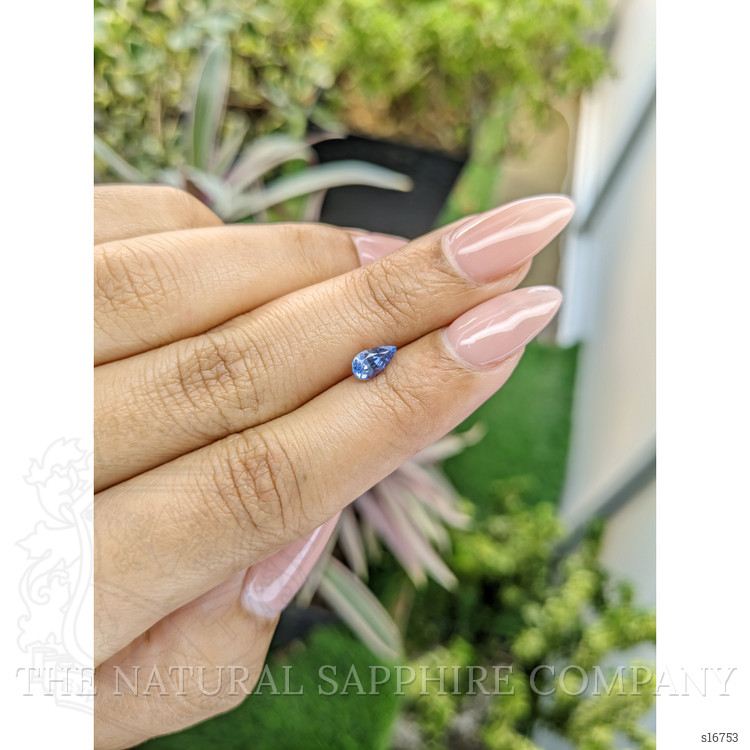 0.69 Ct. Blue Sapphire from Ceylon (Sri Lanka)