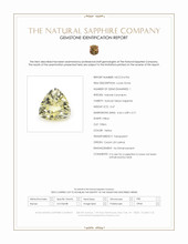 0.47 Ct. Yellow Sapphire from Ceylon (Sri Lanka) Scan Report