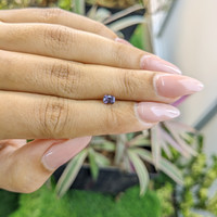 0.39 Ct. Purple Sapphire from Ceylon (Sri Lanka) Life Style