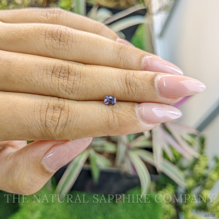 0.39 Ct. Purple Sapphire from Ceylon (Sri Lanka)