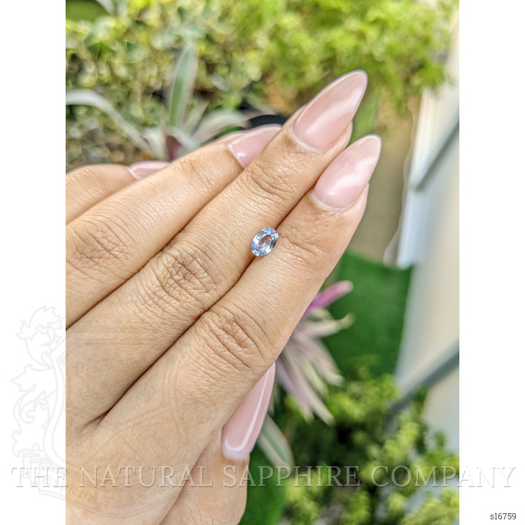 0.54 Ct. Blue Sapphire from Ceylon (Sri Lanka)