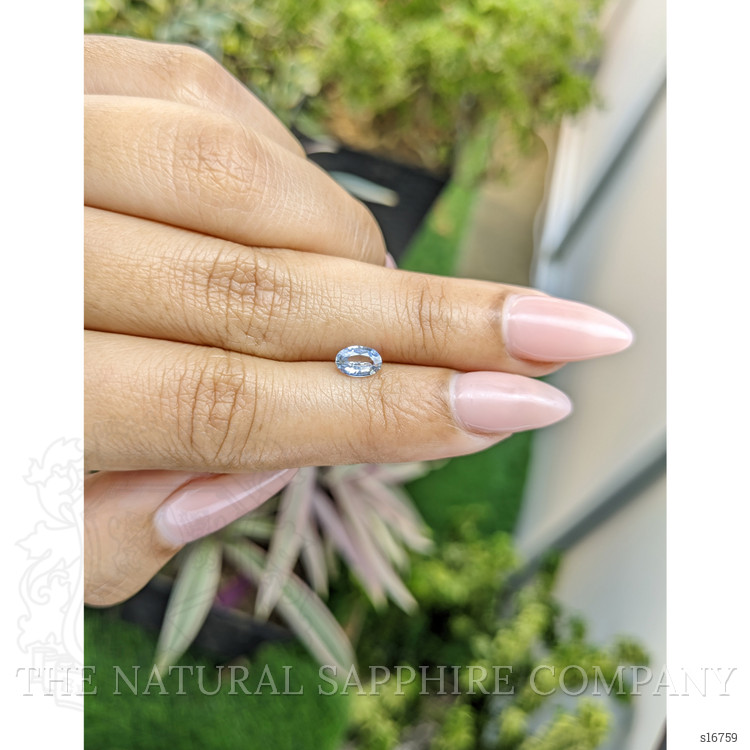 0.54 Ct. Blue Sapphire from Ceylon (Sri Lanka)