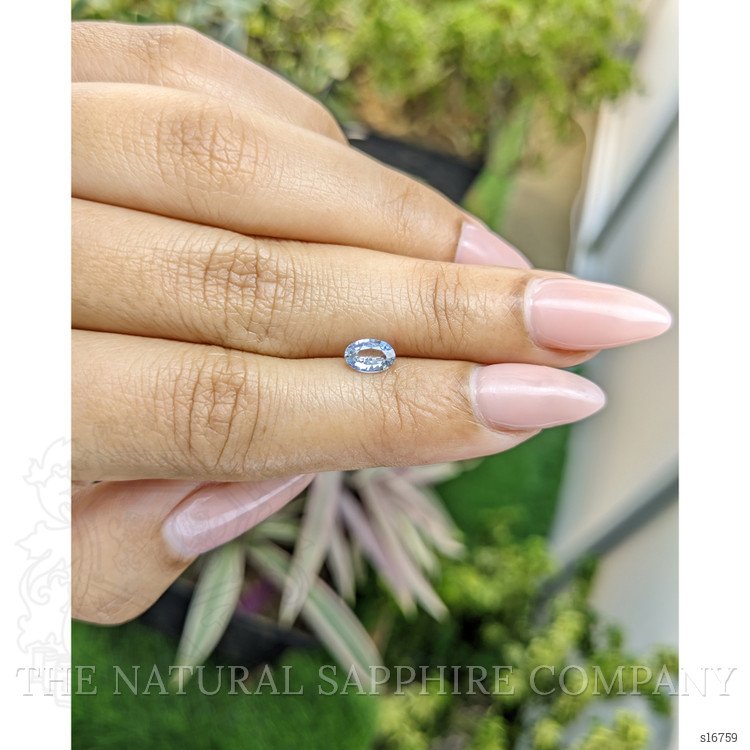 0.54 Ct. Blue Sapphire from Ceylon (Sri Lanka)