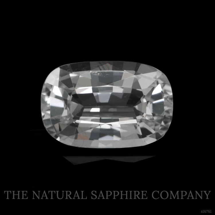 0.45 Ct. White Sapphire from Ceylon (Sri Lanka)