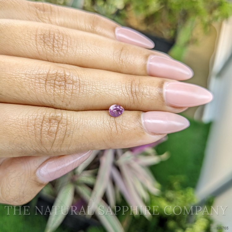 0.52 Ct. Pinkish Purple Sapphire from Ceylon (Sri Lanka)