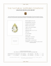0.48 Ct. Yellow Sapphire from Ceylon (Sri Lanka) Scan Report