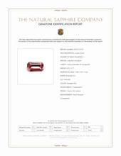 0.77 Ct. Reddish Pink Sapphire from Ceylon (Sri Lanka) Scan Report