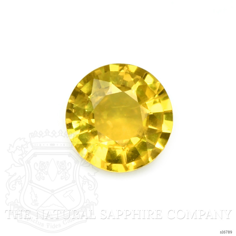 0.82 Ct. Yellow Sapphire from Ceylon (Sri Lanka)