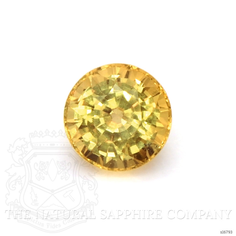 1.35 Ct. Orangish Yellow Sapphire from Ceylon (Sri Lanka)