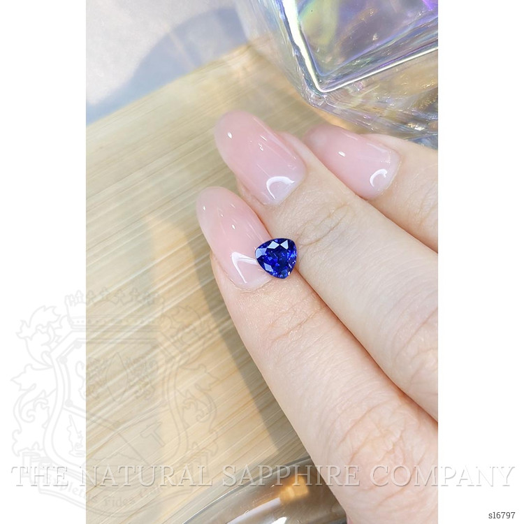 1.18 Ct. Blue Sapphire from Ceylon (Sri Lanka)