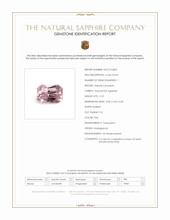 3.19 Ct. Pink Sapphire from Madagascar Scan Report