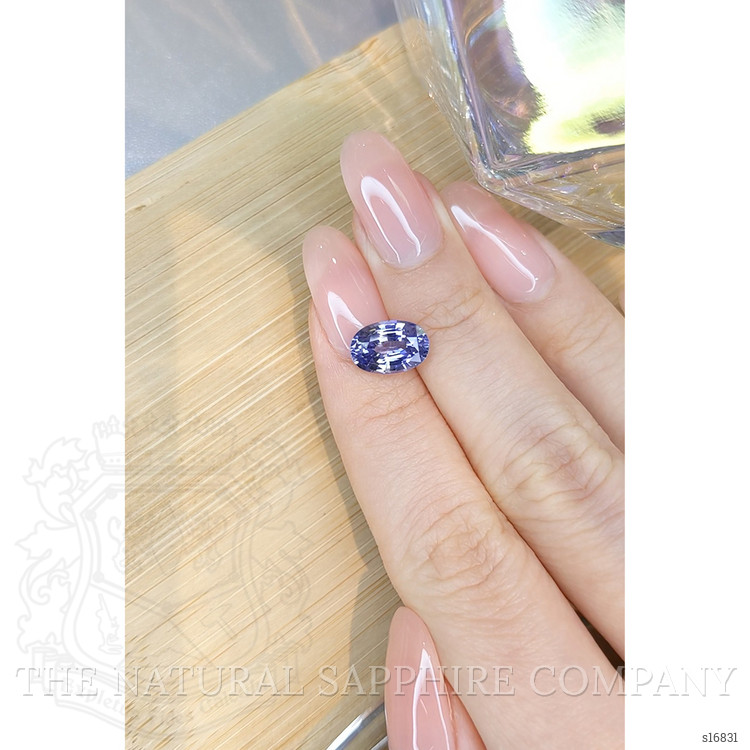 3.42 Ct. Blue Sapphire from Ceylon (Sri Lanka)