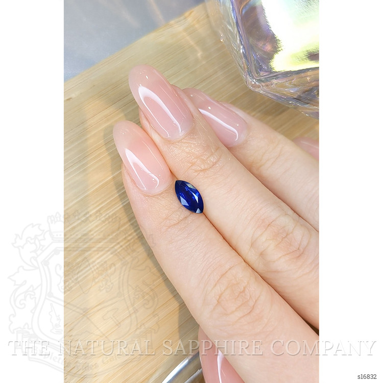 1.28 Ct. Blue Sapphire from Ceylon (Sri Lanka)