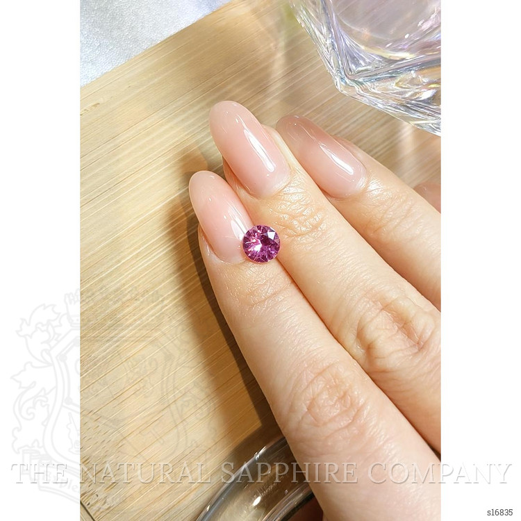 1.26 Ct. Purplish Pink Sapphire from Ceylon (Sri Lanka)