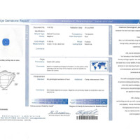 11.92 Ct. Blue Sapphire from Ceylon (Sri Lanka) Scan Report