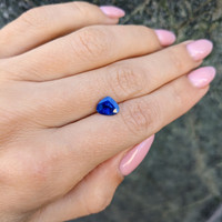 1.50 Ct. Blue Sapphire from Madagascar Life Style