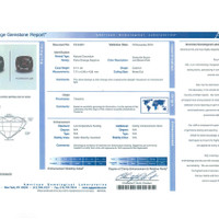 2.14 Ct. Color Change Sapphire from Tanzania Scan Report