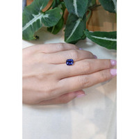 2.77 Ct. Blue Sapphire from Ceylon (Sri Lanka) Life Style