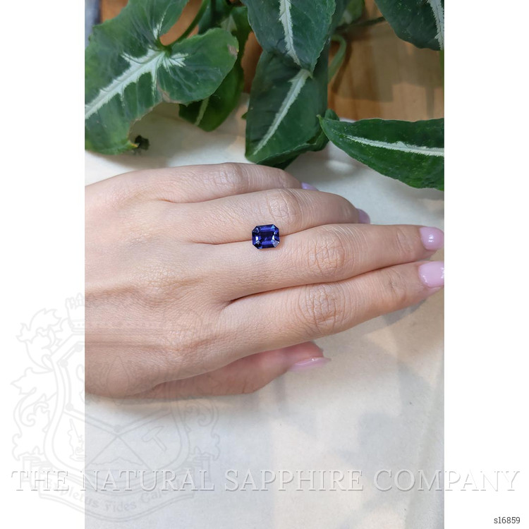 2.77 Ct. Blue Sapphire from Ceylon (Sri Lanka)