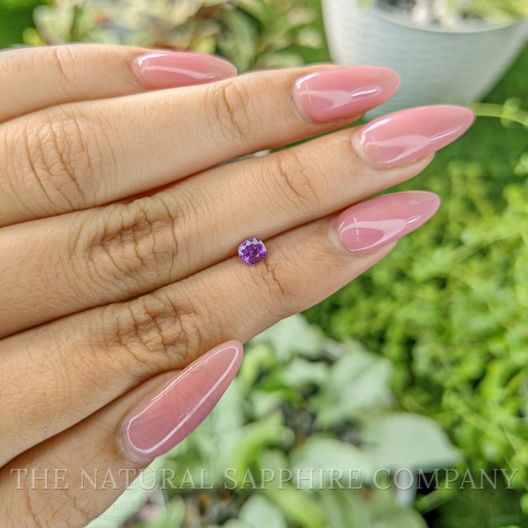 0.39 Ct. Purple Sapphire from Ceylon (Sri Lanka)