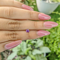 0.39 Ct. Purple Sapphire from Ceylon (Sri Lanka) Life Style