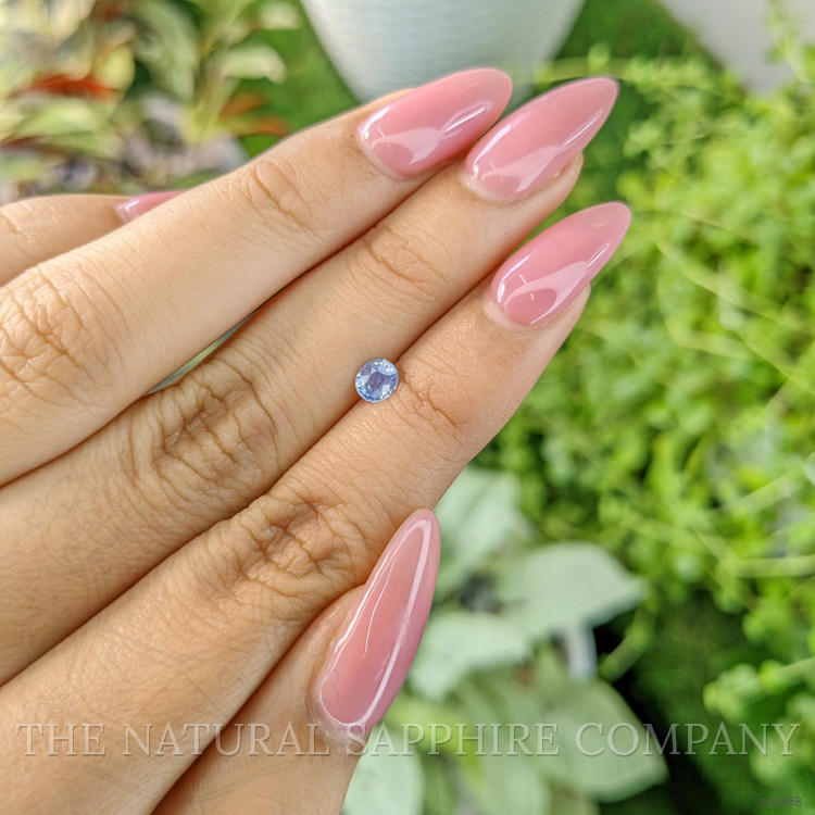 0.40 Ct. Blue Sapphire from Ceylon (Sri Lanka)