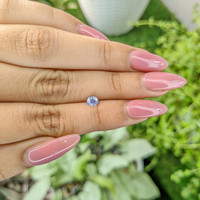 0.40 Ct. Blue Sapphire from Ceylon (Sri Lanka) Life Style