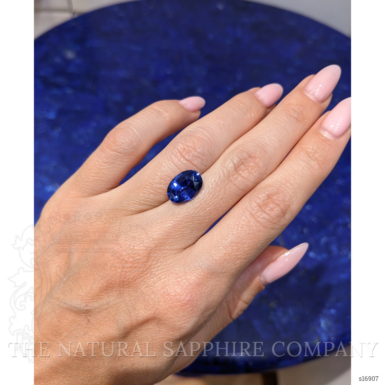 5.40 Ct. Blue Sapphire from Ceylon (Sri Lanka)