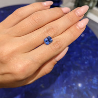 2.54 Ct. Blue Sapphire from Ceylon (Sri Lanka) Life Style