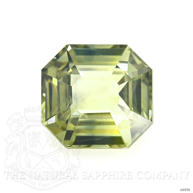 1.11 Ct. Yellowish Green Sapphire from Ceylon (Sri Lanka)