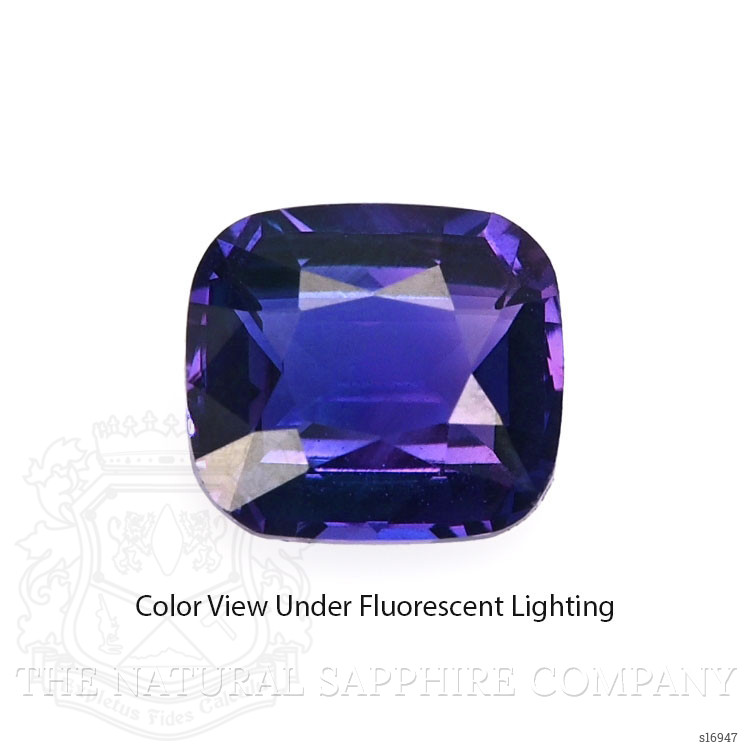 0.88 Ct. Color Change Sapphire from Ceylon (Sri Lanka)