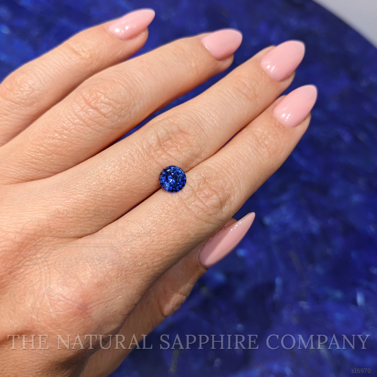 1.29 Ct. Blue Sapphire from Ceylon (Sri Lanka)