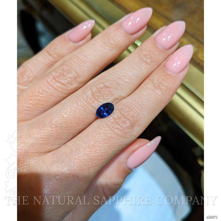 1.36 Ct. Blue Sapphire from Ceylon (Sri Lanka)