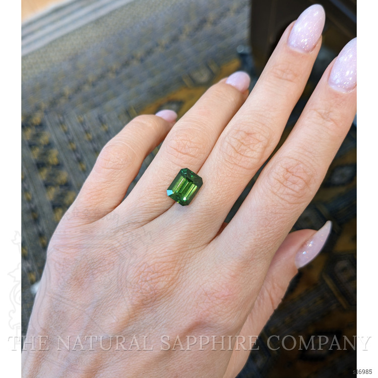 5.05 Ct. Green Sapphire from Madagascar