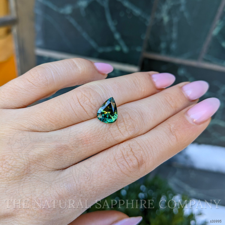 3.05 Ct. Green Sapphire from Madagascar