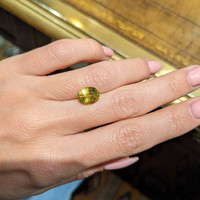 3.11 Ct. Yellow Sapphire from Ceylon (Sri Lanka) Life Style