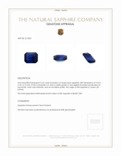 2.62 Ct. Sapphire from Ceylon (Sri Lanka) Appraisal