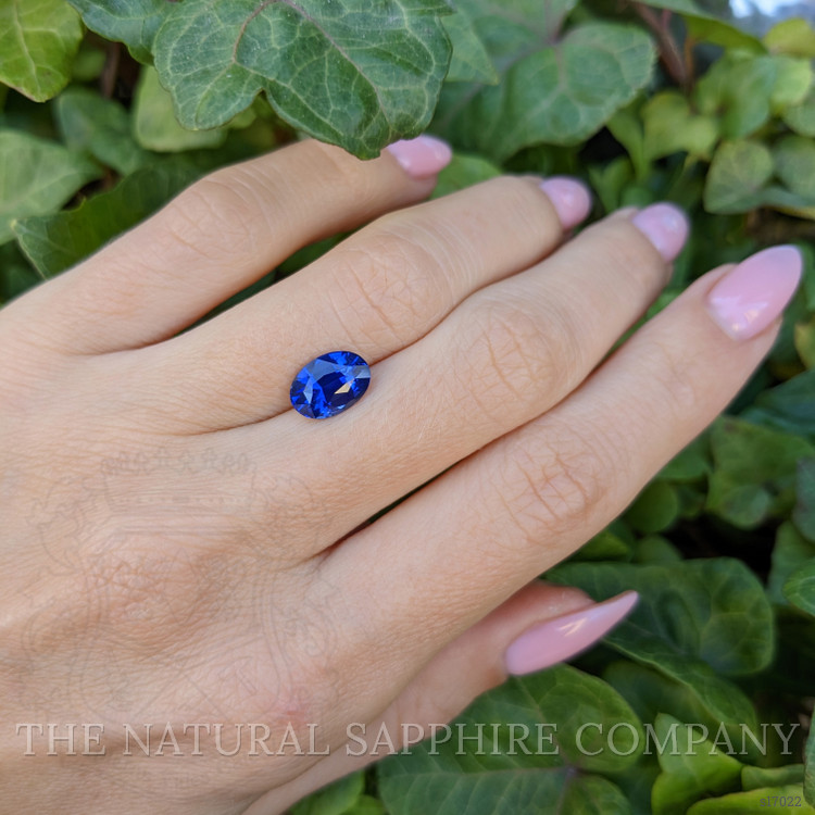 2.51 Ct. Blue Sapphire from Ceylon (Sri Lanka)