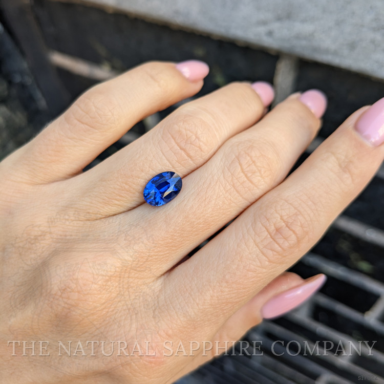 2.51 Ct. Blue Sapphire from Ceylon (Sri Lanka)