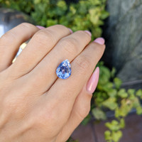 5.24 Ct. Blue Sapphire from Ceylon (Sri Lanka) Life Style