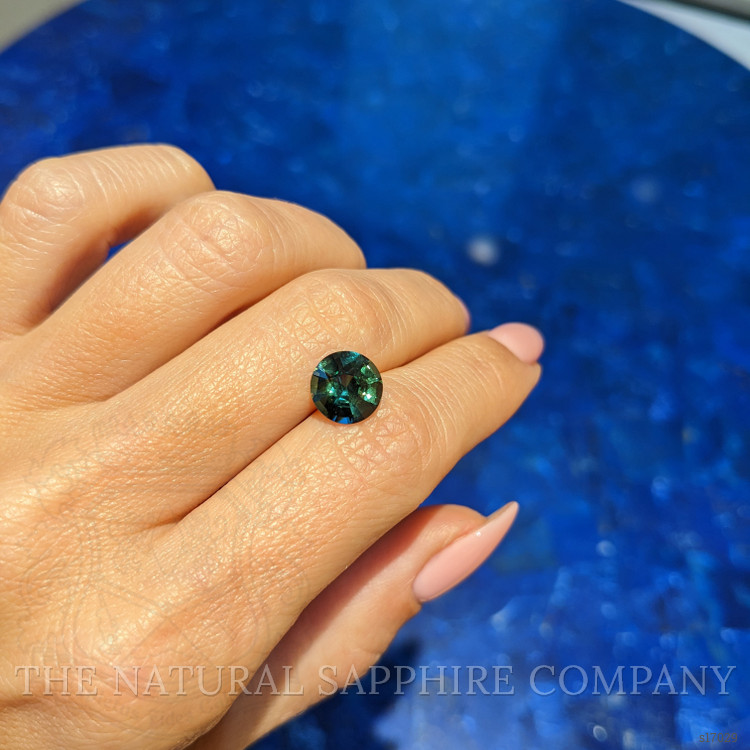 3.08 Ct. Greenish Blue Sapphire from Madagascar
