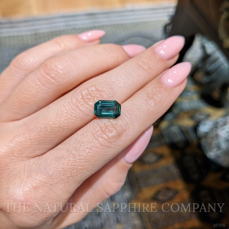 3.25 Ct. Bluish Green Sapphire from Madagascar