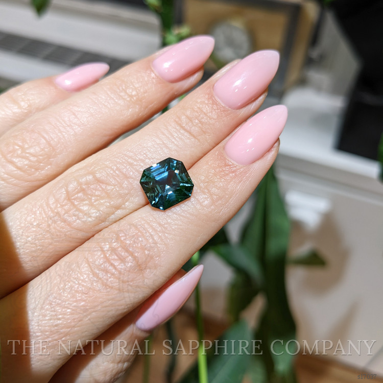 5.75 Ct. Greenish Blue Sapphire from Madagascar