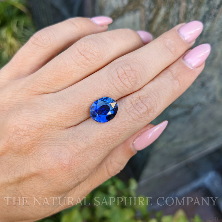 5.59 Ct. Blue Sapphire from Ceylon (Sri Lanka)