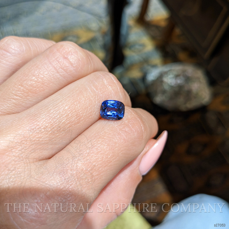 2.04 Ct. Blue Sapphire from Ceylon (Sri Lanka)